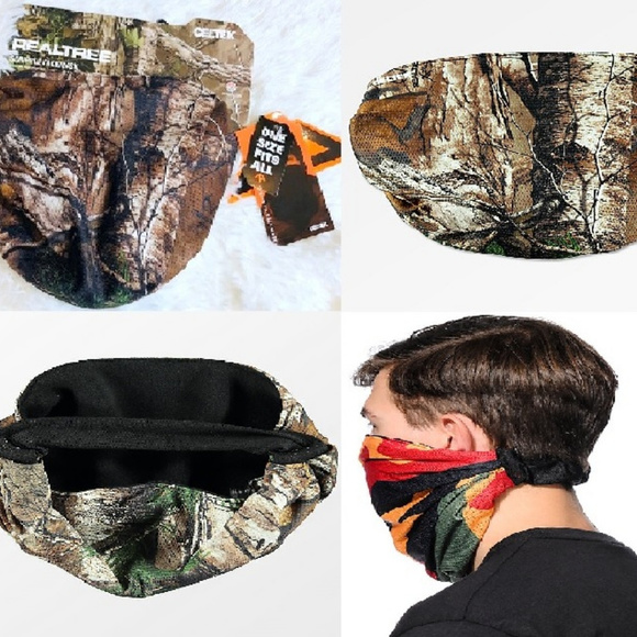 Bungee Fit RealTree Camo Pull Over Face mask - Picture 1 of 6